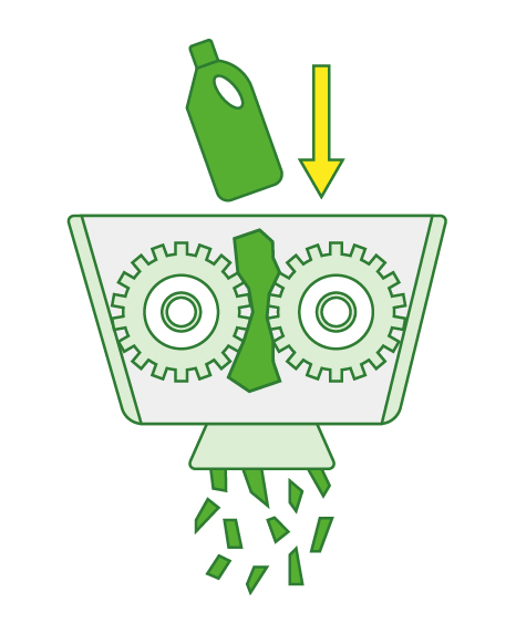 shredding plastic recycling